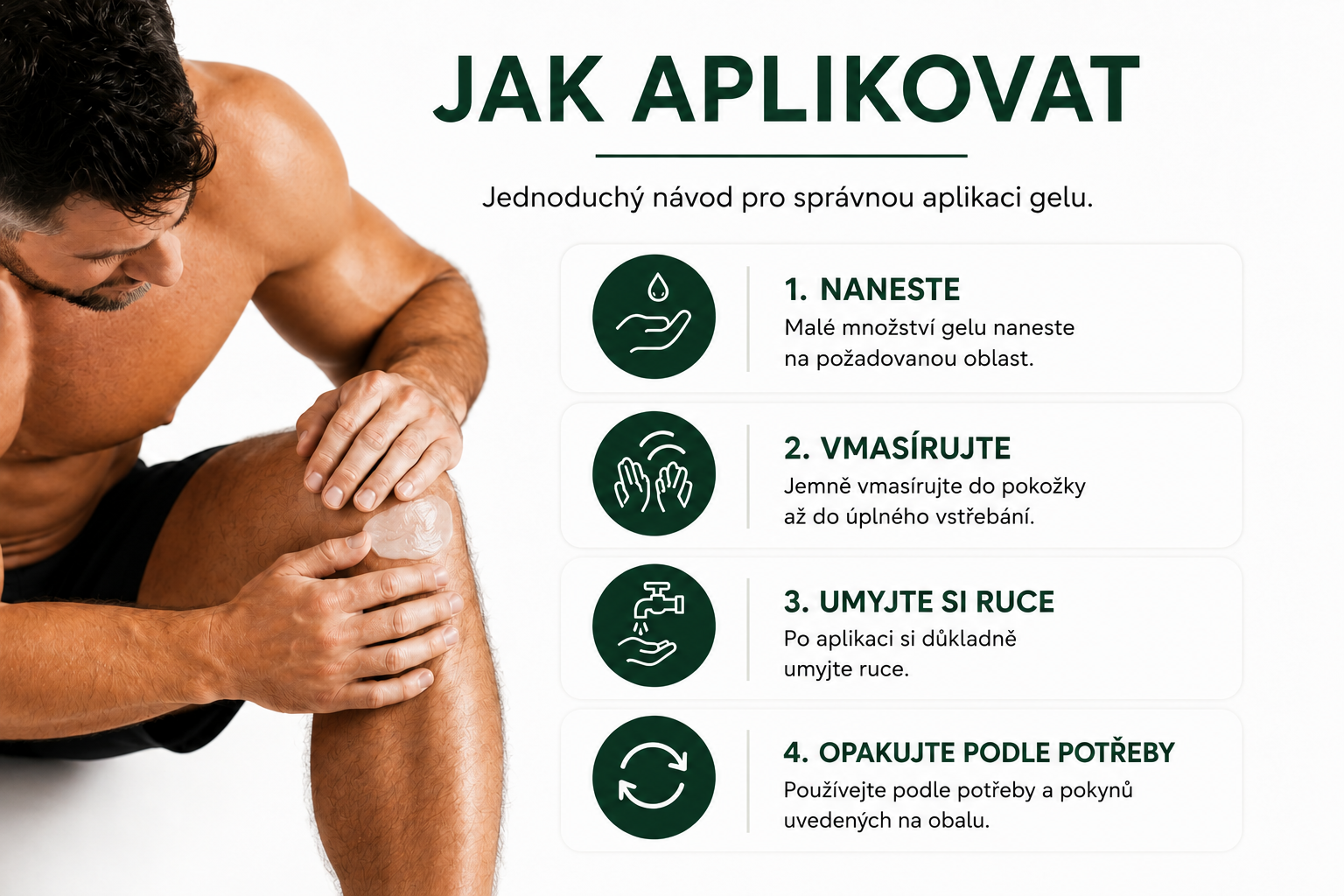 JAK POUŽÍVAT GELY